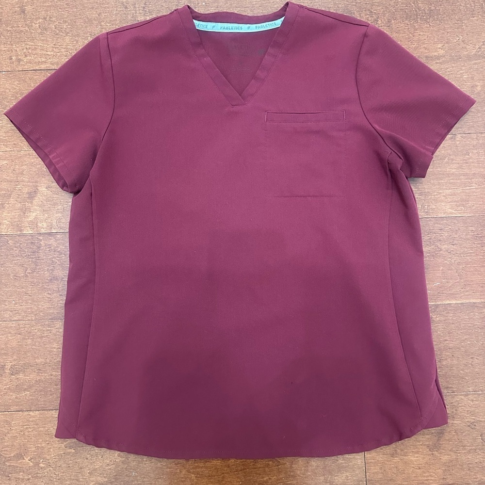 Fabletics Wine Vital 1-Pocket Top Size M